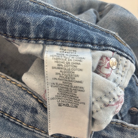 True Religion Billie Mid Rise Straight Jeans size 33 - Picture 3 of 11